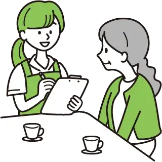 来所・朝のごあいさつ・健康チェック