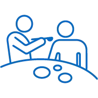 食事サービスのアイコン